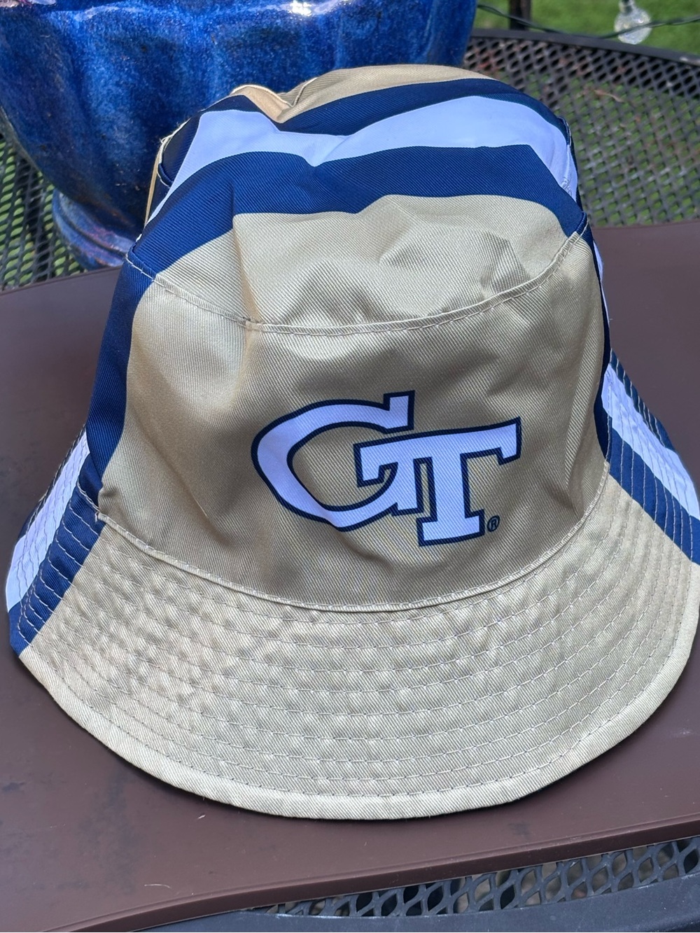 Georgia Tech Bucket Hat, Collectible , Reversible made for GT Vs Duke game.